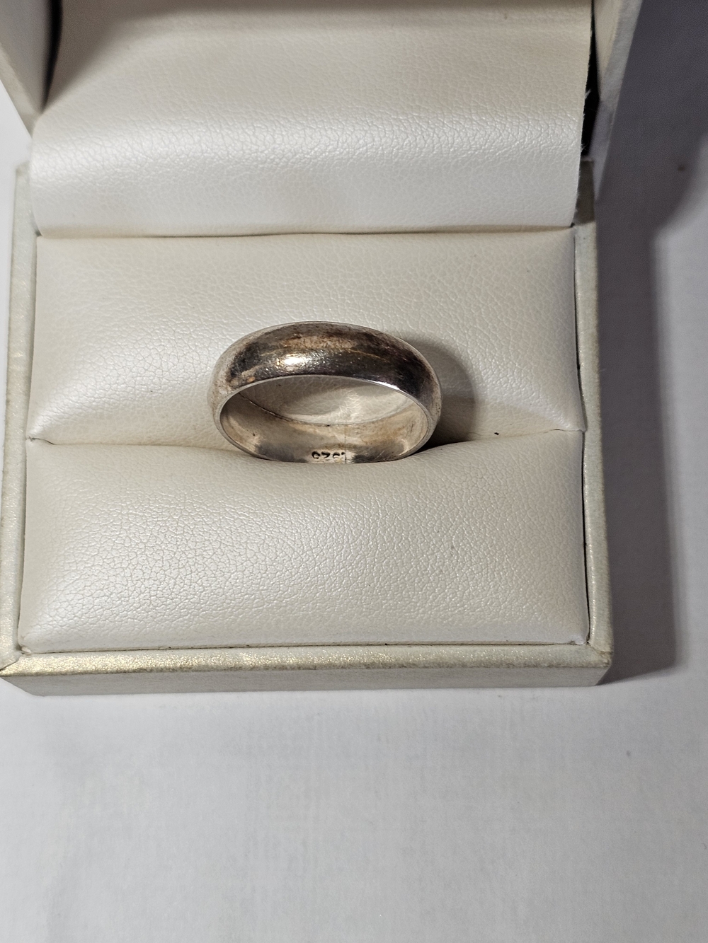 Classic Sterling Silver 925 Men's Band Ring - Size 9¼ - Picture 2 of 5